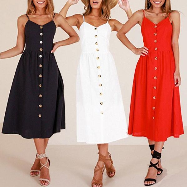 2020 backless floral print beach summer dress casual strap button v neck red white black midi dresses sundress female, Black;gray
2020 backless floral print beach summer dress casual strap button v neck red white black midi dresses sundress female, Black;gray
