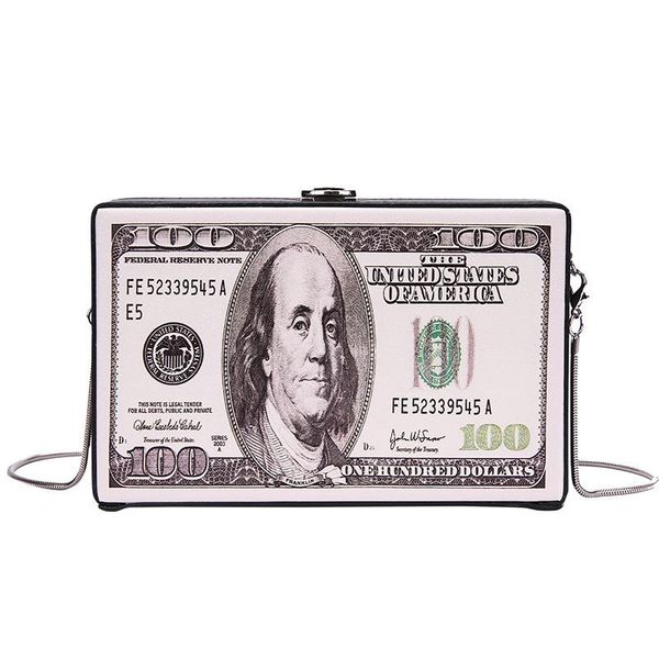 fashion money usd printing women's handbag designer dollar box shoulder crossbody bags chain currency women's bag
fashion money usd printing women's handbag designer dollar box shoulder crossbody bags chain currency women's bag
