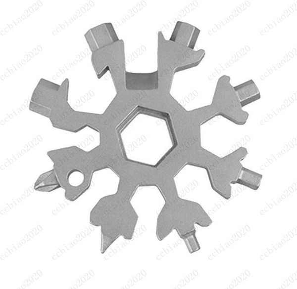 dhl 18-in-one multi-function tool card combination small and portable outdoor products snow-shaped tool card with key ring ing
dhl 18-in-one multi-function tool card combination small and portable outdoor products snow-shaped tool card with key ring ing