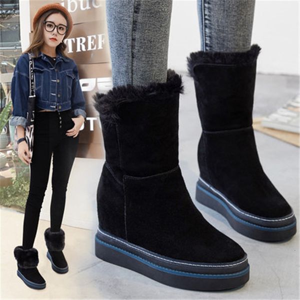 new rising 2021 height snowboots women winter fashions plus korean velvet female short black boots 35-39 smzb
new rising 2021 height snowboots women winter fashions plus korean velvet female short black boots 35-39 smzb