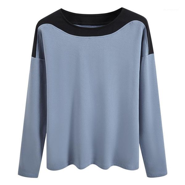 women's t-shirt oumengka 2021 soft loose solid 95% cotton autumn women fashion natural long sleeve patchwork shirt1, White
women's t-shirt oumengka 2021 soft loose solid 95% cotton autumn women fashion natural long sleeve patchwork shirt1, White