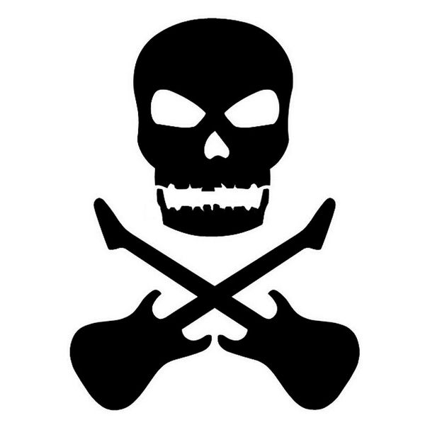 11*15cm skull and cross guitar symbol fun car stickers motorcycle decals car accessories black/silver c2-0169
11*15cm skull and cross guitar symbol fun car stickers motorcycle decals car accessories black/silver c2-0169