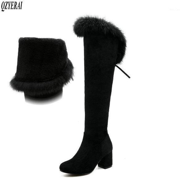 qzyerai new winter style warm knee high boots snow boots women high heels true fur warm women shoes size 34-431, Black
qzyerai new winter style warm knee high boots snow boots women high heels true fur warm women shoes size 34-431, Black