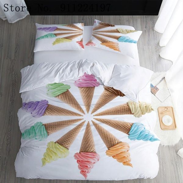 bedding sets ice cream duvet cover set comforter 3d printing 3pcs quilt single double king size bedroom decor
bedding sets ice cream duvet cover set comforter 3d printing 3pcs quilt single double king size bedroom decor