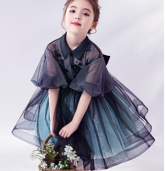 girl's dresses black dot flower girls ruffles high collar half sleeve knee length kids formal wear for wedding birthday party dress, Red;yellow
girl's dresses black dot flower girls ruffles high collar half sleeve knee length kids formal wear for wedding birthday party dress, Red;yellow