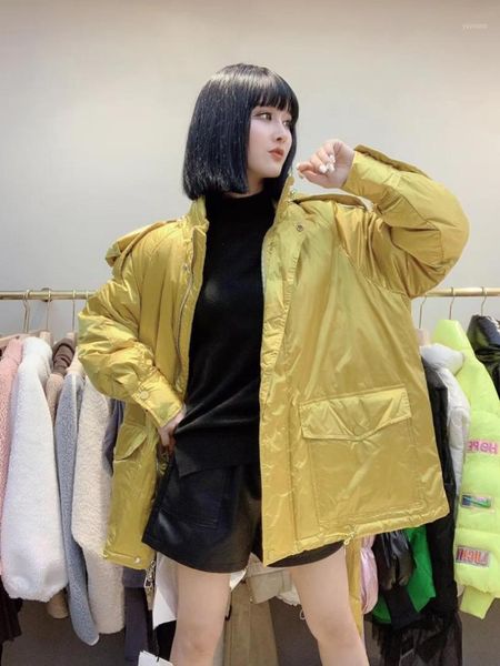 2019 autumn and winter women's new style korean-style fashion loose warm cold down feather cotton-padded clothes jacket, Black
2019 autumn and winter women's new style korean-style fashion loose warm cold down feather cotton-padded clothes jacket, Black
