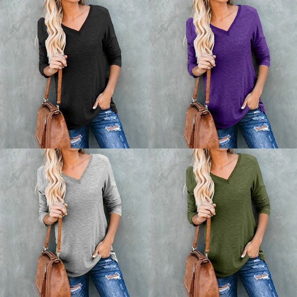 ek3lw autumn buttont-shirt button new fashion women's v-neck long sleeve pure cotton large t-shirt 2020 button winter buttons g6zlz, White
ek3lw autumn buttont-shirt button new fashion women's v-neck long sleeve pure cotton large t-shirt 2020 button winter buttons g6zlz, White