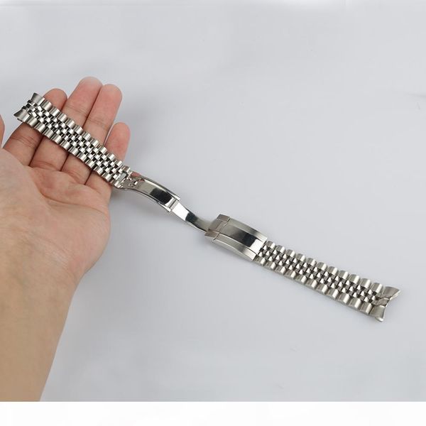 carlywet 20mm silver 316l solid curved end screw links watch band strap bracelet jubilee with oyster clasp for master ii, Black;brown
carlywet 20mm silver 316l solid curved end screw links watch band strap bracelet jubilee with oyster clasp for master ii, Black;brown