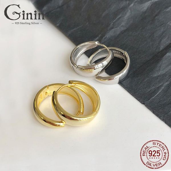 hoop & huggie ginin 925 sterling silver glossy wide earrings for women 2021 french style trendy simple classic golden female jewelry gift, Golden;silver
hoop & huggie ginin 925 sterling silver glossy wide earrings for women 2021 french style trendy simple classic golden female jewelry gift, Golden;silver