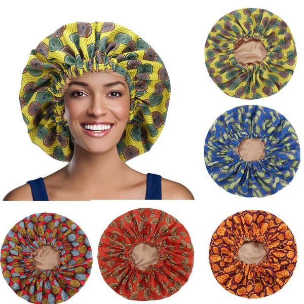 large size satin bonnet for women day night sleep cap double layer adjustable head wear ladies salon make up hat head cover, Blue;gray
large size satin bonnet for women day night sleep cap double layer adjustable head wear ladies salon make up hat head cover, Blue;gray