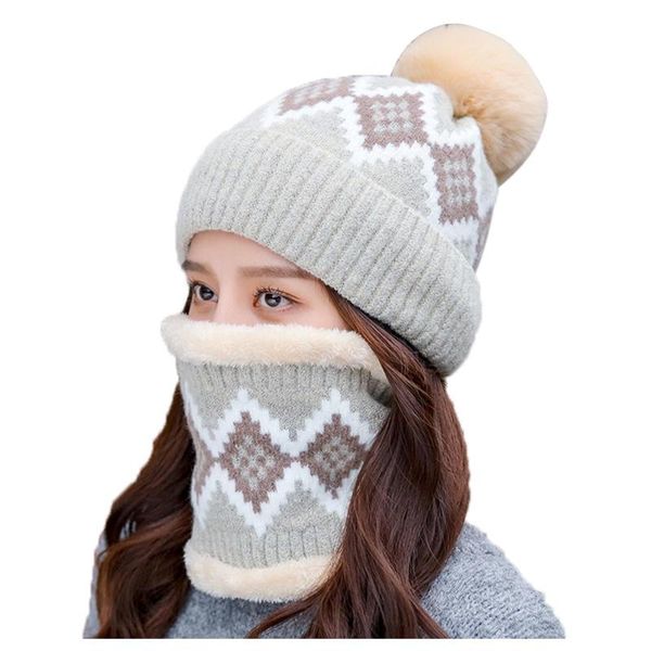 40# winter women windproof outdoor warm protection ear scarf hat knit splicing cap ear scarf hat female knit splicing cap, Blue;gray
40# winter women windproof outdoor warm protection ear scarf hat knit splicing cap ear scarf hat female knit splicing cap, Blue;gray