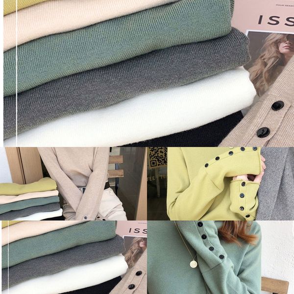 half high neck bottom knitted shirt new sweater autumn winter 2020 all-around wear thin sweater and women wear early autumn qmfe8 qm, White;black
half high neck bottom knitted shirt new sweater autumn winter 2020 all-around wear thin sweater and women wear early autumn qmfe8 qm, White;black