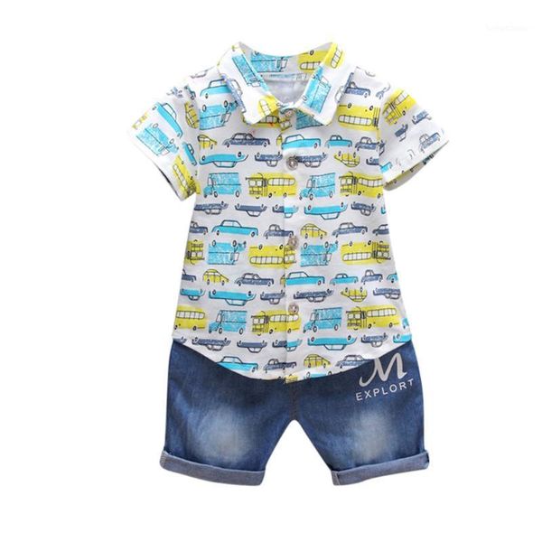 clothing sets kancoold children boys cartoon car bus button short-sleeved shirt + letter printed roll-up pants denim shorts suit1, White
clothing sets kancoold children boys cartoon car bus button short-sleeved shirt + letter printed roll-up pants denim shorts suit1, White