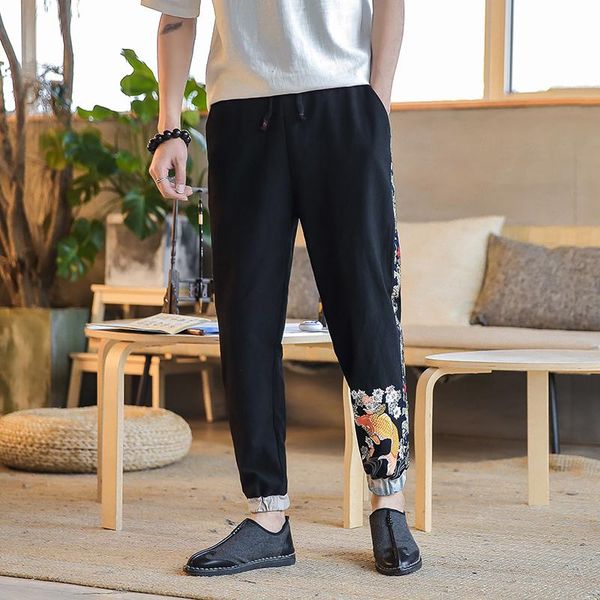 plus size men harem pants elastic waist japanese streetwear casual cotton linen trouser man jogger pants chinese baggy 5xl, Black
plus size men harem pants elastic waist japanese streetwear casual cotton linen trouser man jogger pants chinese baggy 5xl, Black
