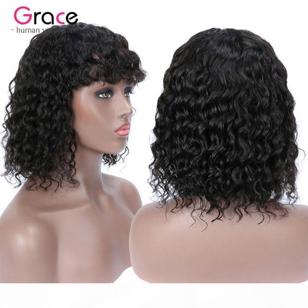 natural human hair wigs with bangs for black women pixie cut short peruvian remy curly glueless bob wig pre plucked deep wave non lace wig, Black;brown
natural human hair wigs with bangs for black women pixie cut short peruvian remy curly glueless bob wig pre plucked deep wave non lace wig, Black;brown