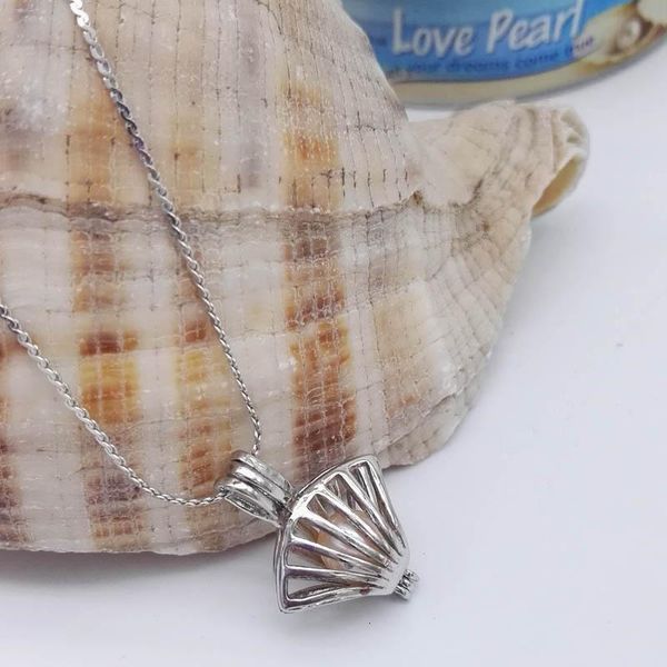pearl cages pendants necklaces opening pearls cage copper floating locket shells charms necklace for women fashion jewelry uuae, Silver
pearl cages pendants necklaces opening pearls cage copper floating locket shells charms necklace for women fashion jewelry uuae, Silver