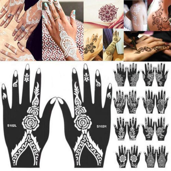 1pc template tattoo stencils painting henna kit waterproof tatoo sticker transfer tattoo stencil glitter temporary black indian
1pc template tattoo stencils painting henna kit waterproof tatoo sticker transfer tattoo stencil glitter temporary black indian