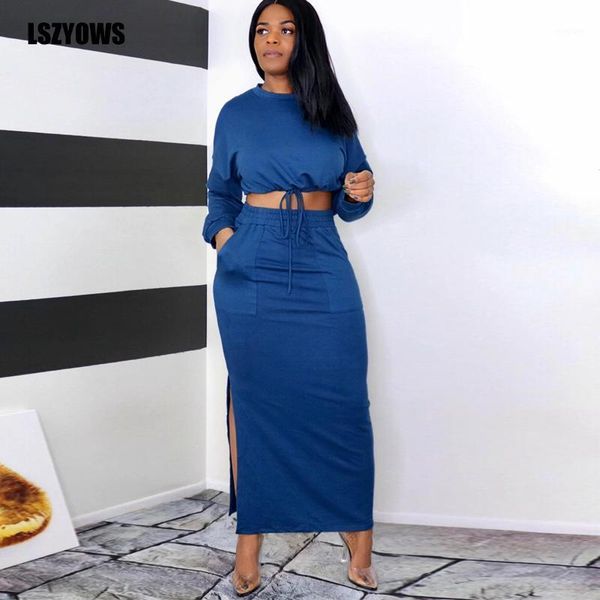 party 2 piece set women casual long sleeve bandage crop and side split long skirts matching sets club two piece outfits1, Gray
party 2 piece set women casual long sleeve bandage crop and side split long skirts matching sets club two piece outfits1, Gray