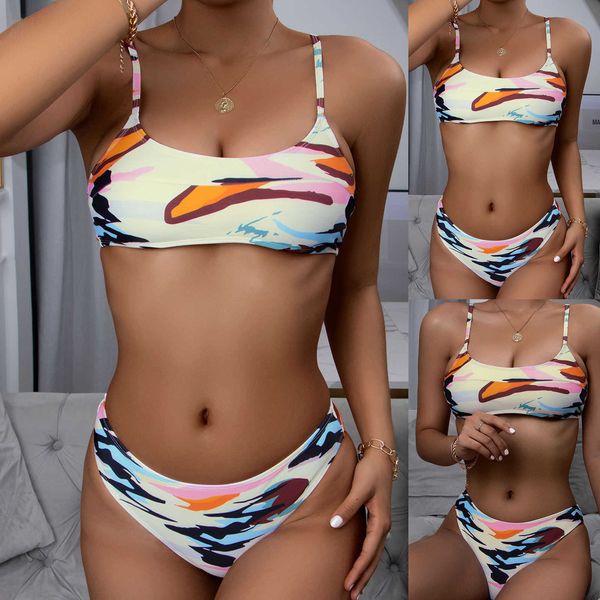 female swimsuit low waist 2021 women's swimwear two-pieces bikini set summer printing femme bather bathing swimming suit, White;black
female swimsuit low waist 2021 women's swimwear two-pieces bikini set summer printing femme bather bathing swimming suit, White;black