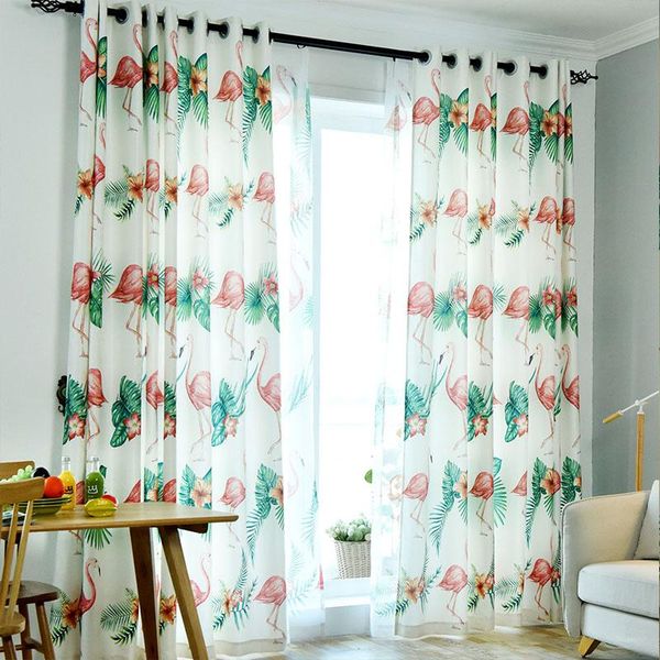nordic style flamingo blackout curtains for living room kitchen custom made blinds finished window drapes
nordic style flamingo blackout curtains for living room kitchen custom made blinds finished window drapes