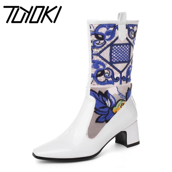 boots tuyoki genuine leather half short women national style flowers designer shoes zipper high heel size 34-43, Black
boots tuyoki genuine leather half short women national style flowers designer shoes zipper high heel size 34-43, Black