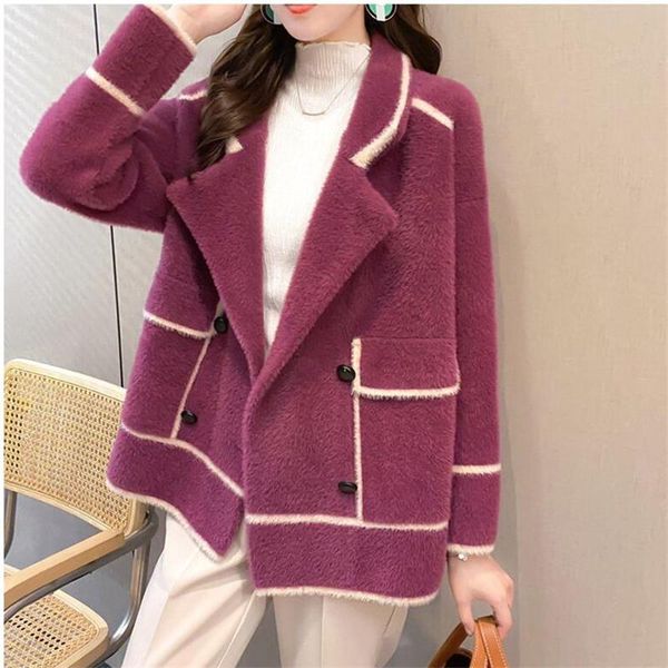 little fragrance short style mink velvet sweater women's autumn/winter 2020 fashion new long-sleeved temperament knitted 236, White
little fragrance short style mink velvet sweater women's autumn/winter 2020 fashion new long-sleeved temperament knitted 236, White