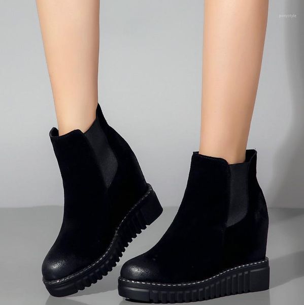 boots winter warm oxfords shoes women genuine leather wedges high heel ankle female round toe platform pumps casual1, Black
boots winter warm oxfords shoes women genuine leather wedges high heel ankle female round toe platform pumps casual1, Black