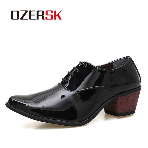 ozersk men shoes spring autumn formal pantent leather business casual shoes men dress office luxury breathable oxfords, Black
ozersk men shoes spring autumn formal pantent leather business casual shoes men dress office luxury breathable oxfords, Black