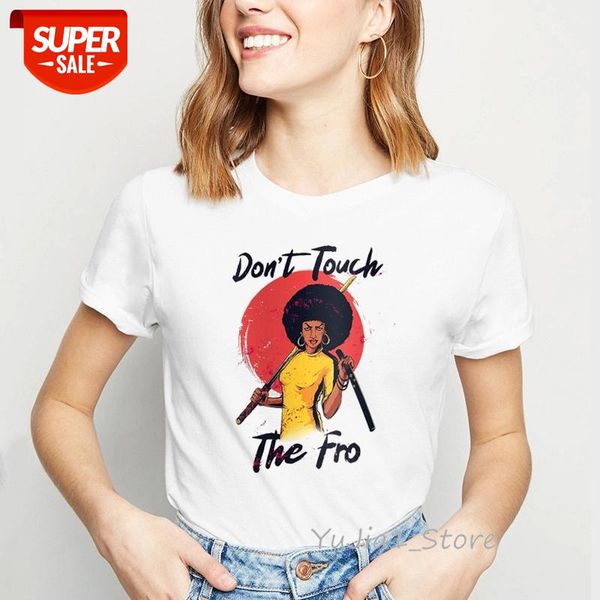 Don'T Touch The Fro Letter Print Tshirt Women Melanin Black Girls Magic Graphic T Shirt Femme Vogue White Female T-Shirt Tops #242u
Don'T Touch The Fro Letter Print Tshirt Women Melanin Black Girls Magic Graphic T Shirt Femme Vogue White Female T-Shirt Tops #242u
