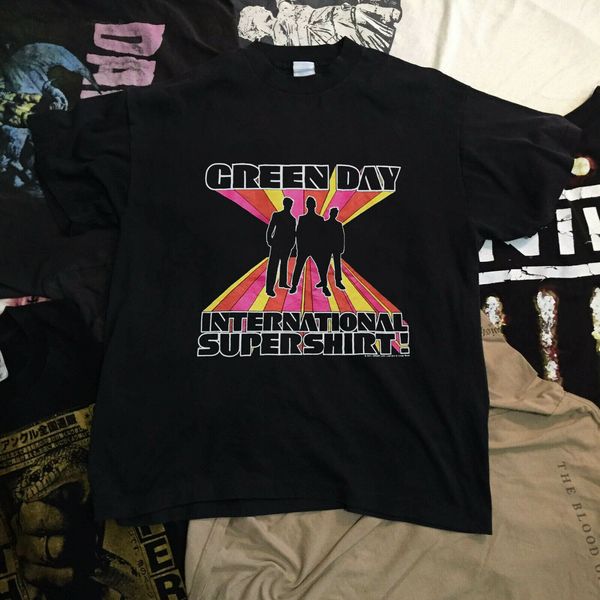 new reprint untr vintage 2001s "green day international super rare new metal short sleeve casual shirt hoodie designers t shirts sweats
new reprint untr vintage 2001s "green day international super rare new metal short sleeve casual shirt hoodie designers t shirts sweats