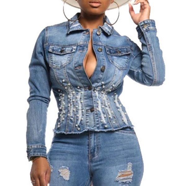 fashion women demin jakcets autumn streetwear slim short ripped holes outwear coats bf style female jackets 201026, Black;brown
fashion women demin jakcets autumn streetwear slim short ripped holes outwear coats bf style female jackets 201026, Black;brown