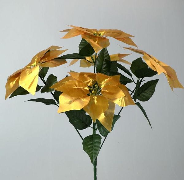 decorative flowers & wreaths a man-made product selling 5 safflower flower head poinsettia high-end european artificial 7154
decorative flowers & wreaths a man-made product selling 5 safflower flower head poinsettia high-end european artificial 7154