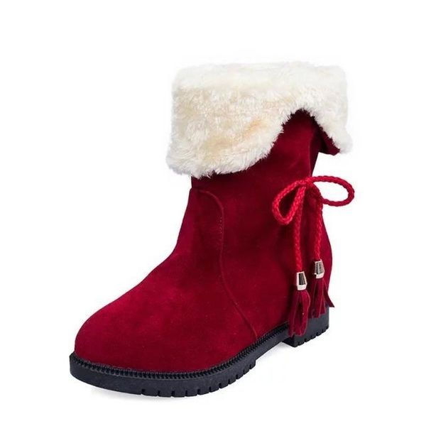 new women warm shoes snow boot women boots increase within high help boots bow-knot shoes chaussures femme tenis feminino, Black
new women warm shoes snow boot women boots increase within high help boots bow-knot shoes chaussures femme tenis feminino, Black