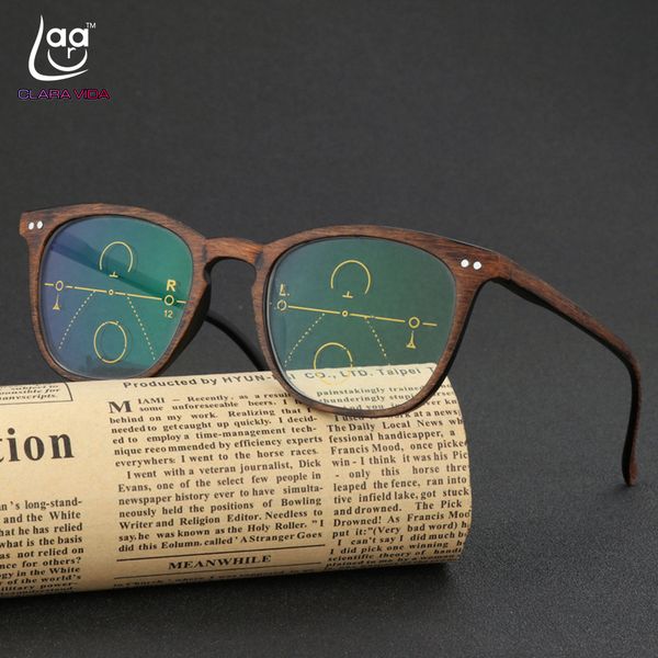clara vida = retro faux wood grain frame intelligence progressive multifocal commercial reading glasses bifocal +1 +1.25 to +3, White;black
clara vida = retro faux wood grain frame intelligence progressive multifocal commercial reading glasses bifocal +1 +1.25 to +3, White;black