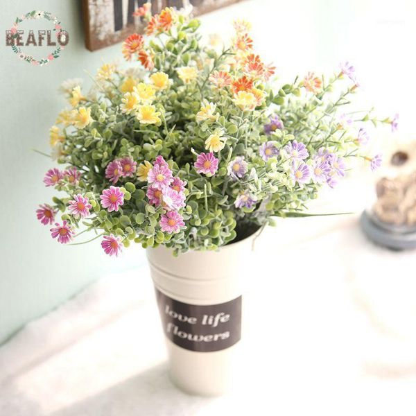 1bunch artifical flower small daisy bouquet flocking plastic rural country style wedding party home decorative bq0021
1bunch artifical flower small daisy bouquet flocking plastic rural country style wedding party home decorative bq0021