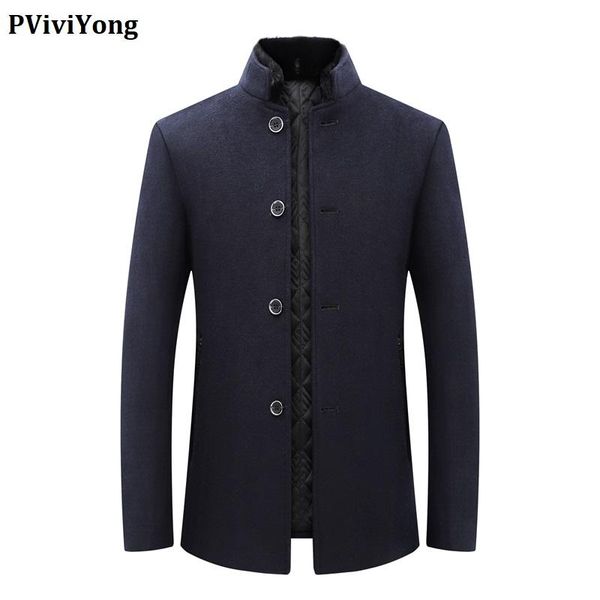 pviviyong 2020 new arrival wool trench coat men,men's fur mandarin collar jackets men thicked parka 1876, Black
pviviyong 2020 new arrival wool trench coat men,men's fur mandarin collar jackets men thicked parka 1876, Black