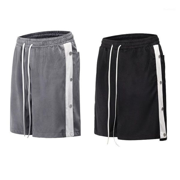 summer high street side-breasted split black and white stitching tide brand shorts men and women five-point pants1, White;black
summer high street side-breasted split black and white stitching tide brand shorts men and women five-point pants1, White;black