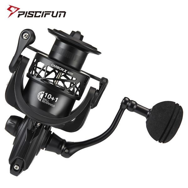 piscifun carbon x spinning reel 5.2:1 6.2:1 gear ratio light to 162g carbon frame rotor 11 shielded bb saltwater fishing reel 201120
piscifun carbon x spinning reel 5.2:1 6.2:1 gear ratio light to 162g carbon frame rotor 11 shielded bb saltwater fishing reel 201120