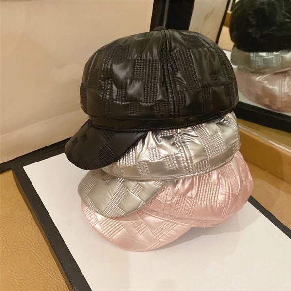 women winter fashion octagonal cap velvet wool hat student outdoor wear warm double waterproof pu artist hat, Blue;gray
women winter fashion octagonal cap velvet wool hat student outdoor wear warm double waterproof pu artist hat, Blue;gray