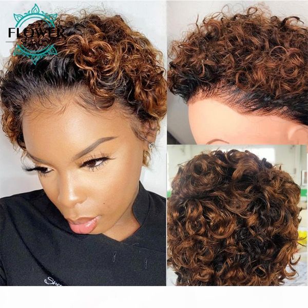 ombre colored lace front human hair wigs pixie cut 130% density short curly brazilian remy hair lace wigs 13x4 flowerseason, Black;brown
ombre colored lace front human hair wigs pixie cut 130% density short curly brazilian remy hair lace wigs 13x4 flowerseason, Black;brown