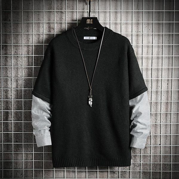 men's sweaters spring autumn winter clothes 2020 pull oversize -4xl 5xl korea style casual standard pullovers, White;black
men's sweaters spring autumn winter clothes 2020 pull oversize -4xl 5xl korea style casual standard pullovers, White;black