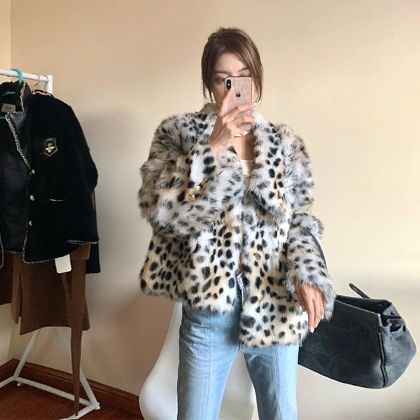 faux fur leopard cow prints short furry jacket coat for woman autumn winter designer luxury female clothing vintage indie, Black
faux fur leopard cow prints short furry jacket coat for woman autumn winter designer luxury female clothing vintage indie, Black