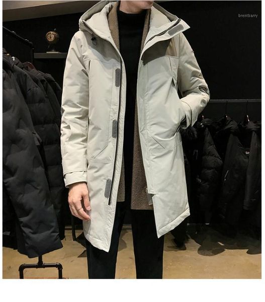 2020 men's winter men's black fashion casual fashion down jacket1