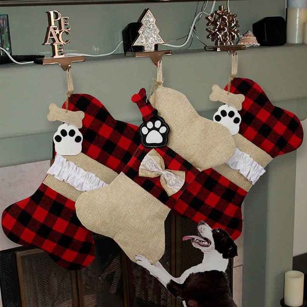 christmas party tarban linen bone stocking hanging socks tree ornament decor hosiery plush xmas socks kids gift candy bag
christmas party tarban linen bone stocking hanging socks tree ornament decor hosiery plush xmas socks kids gift candy bag