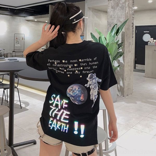 se1my tide small 2020 crowd brand ander martin3m colorful sleeve luminous astronaut short reflective 2020 small crowd tide brand ander marti, Blue
se1my tide small 2020 crowd brand ander martin3m colorful sleeve luminous astronaut short reflective 2020 small crowd tide brand ander marti, Blue