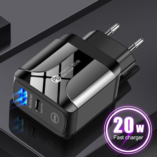 20w 5v 3a quick charger adapter 5v usb qc 3.0 type-c fast charger for iphone samsung tablet travel wall charging eu us uk plug
20w 5v 3a quick charger adapter 5v usb qc 3.0 type-c fast charger for iphone samsung tablet travel wall charging eu us uk plug