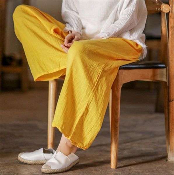 women's pants & capris sen women's double layer cotton yarn wide leg loose pure soft retro large casual summer1, Black;white
women's pants & capris sen women's double layer cotton yarn wide leg loose pure soft retro large casual summer1, Black;white