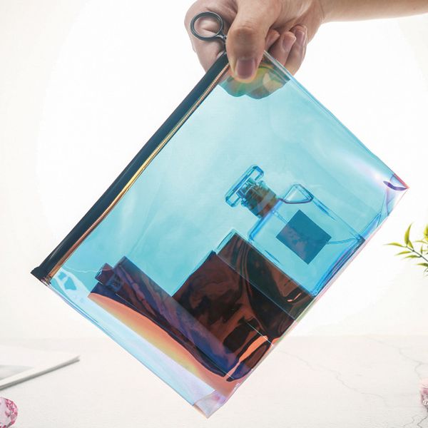 bolsas de maquillaje laser pvc transparent waterproof toiletry bag colorful pencil case cosmetic holographic makeup bag women
bolsas de maquillaje laser pvc transparent waterproof toiletry bag colorful pencil case cosmetic holographic makeup bag women