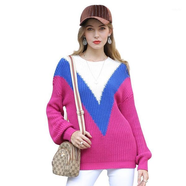 whzhm pullovers autumn women colorful patchwork o-neck long sleeve ladies loose striped winter party casual sweater feminia 1, White;black
whzhm pullovers autumn women colorful patchwork o-neck long sleeve ladies loose striped winter party casual sweater feminia 1, White;black