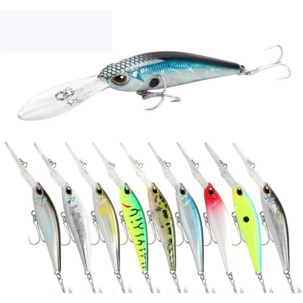 bass artificial lures 13cm 14.7g 4#hooks plastic wobbler crankbait hard bait for fly fishing baitfish
bass artificial lures 13cm 14.7g 4#hooks plastic wobbler crankbait hard bait for fly fishing baitfish